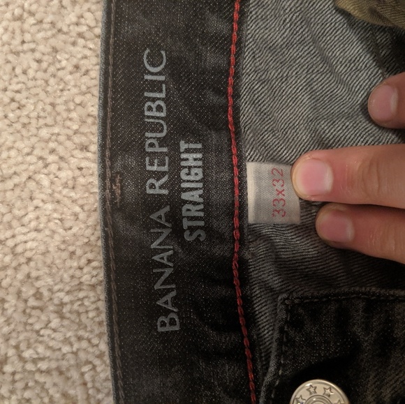 Banana Republic Other - Banana Republic Dark Gray Jeans 33x32